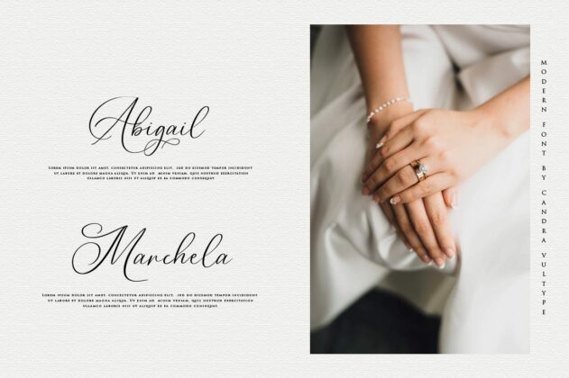 Dagtton - Wedding Calligraphy Font Poster 3