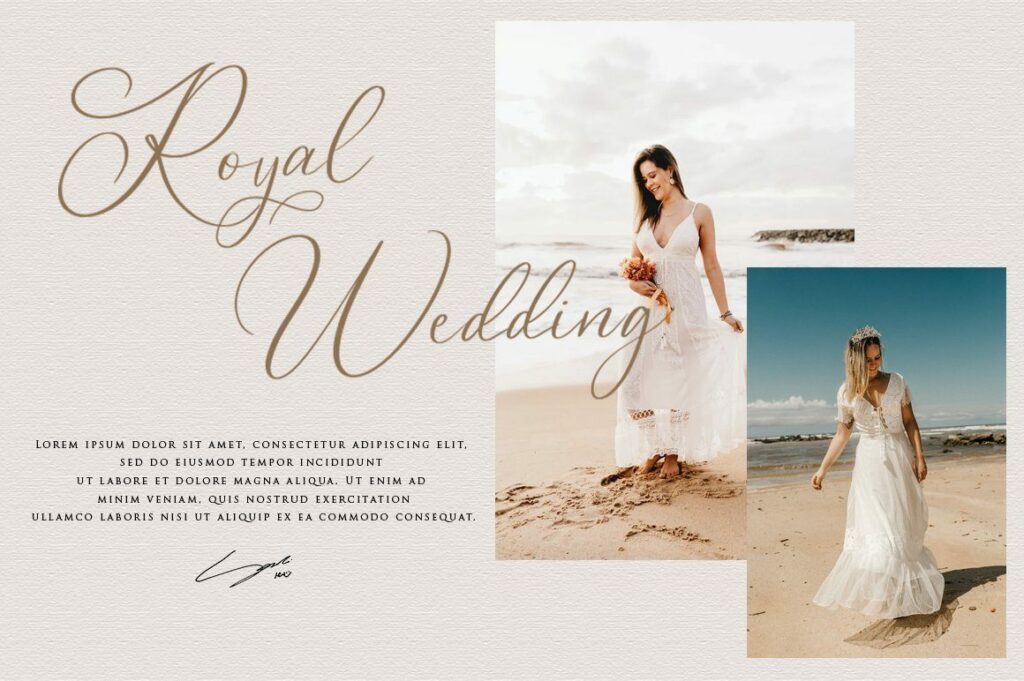 Dagtton - Wedding Calligraphy Font Poster 10