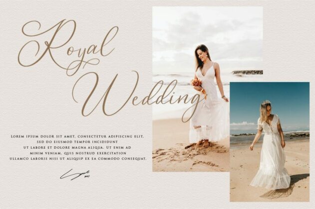 Dagtton - Wedding Calligraphy Font Poster 10