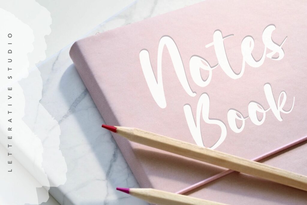 Daily Feather Modern Calligraphy Font Poster 2