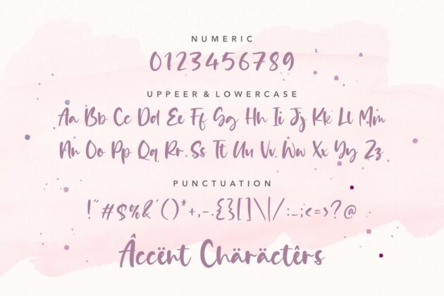 Daily Feather Modern Calligraphy Font Poster 5