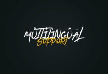 DarkHeart Brush font + Extras Poster 1