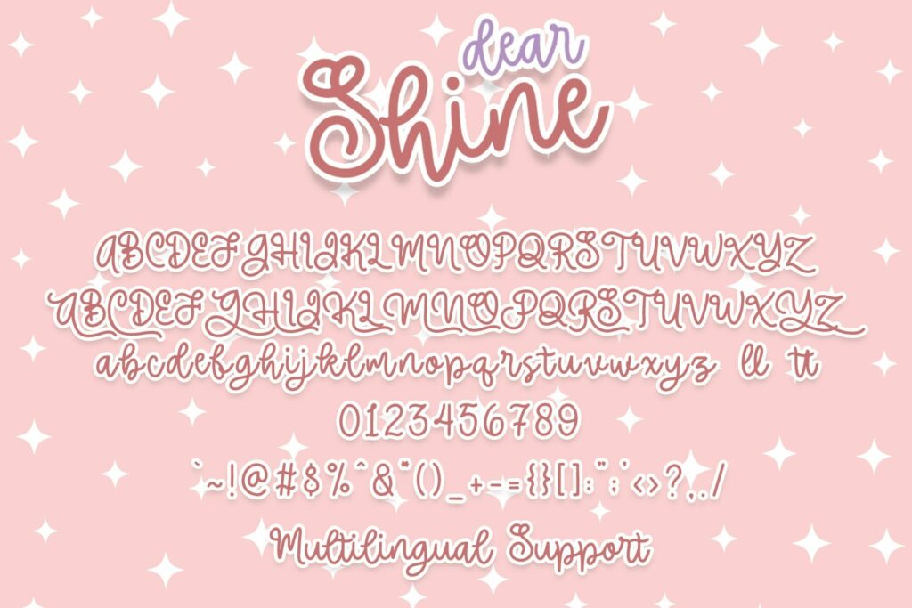 Dear Shine Poster 1