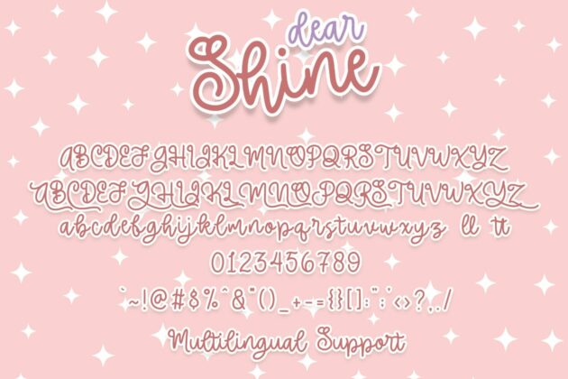 Dear Shine Poster 1