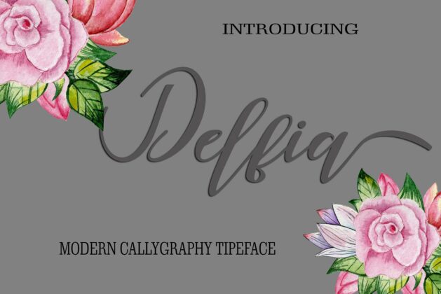 Delfia Script Poster 2