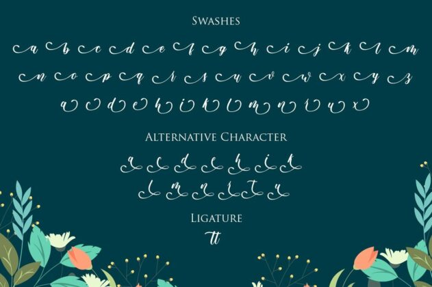Delicia Script Poster 9