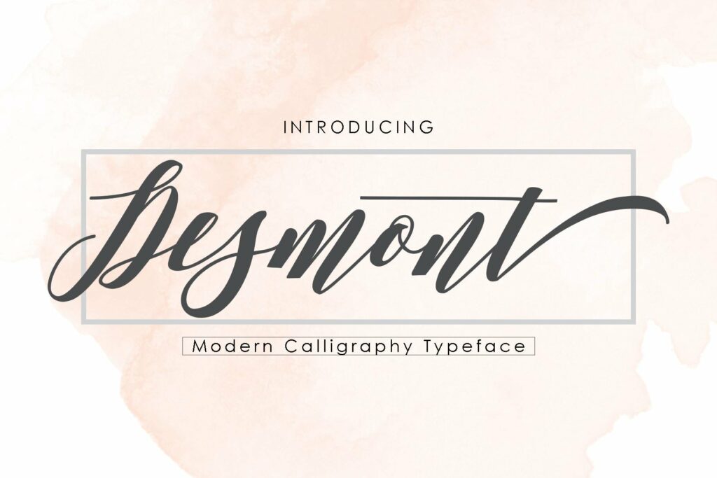 Desmont Script Poster 6