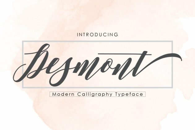 Desmont Script Poster 6