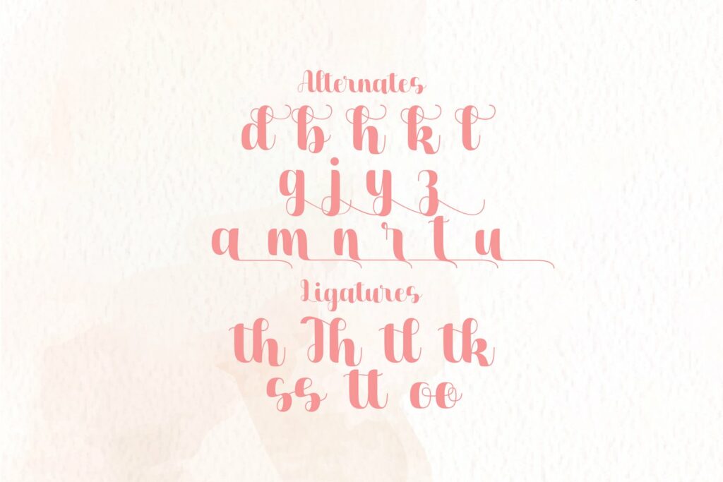 Dilaney - Handwritten Font Poster 3