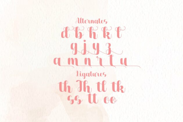 Dilaney - Handwritten Font Poster 3