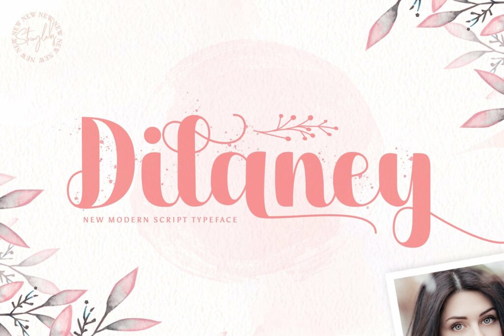 Dilaney - Handwritten Font Poster 10