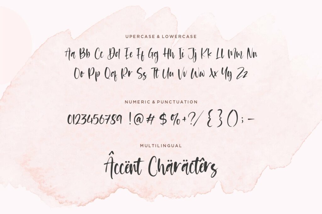 Dreams Hunter Beautiful Handbrushed Font Poster 4