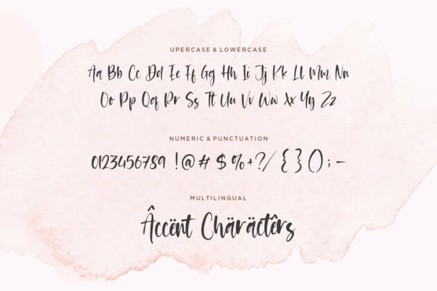 Dreams Hunter Beautiful Handbrushed Font Poster 4