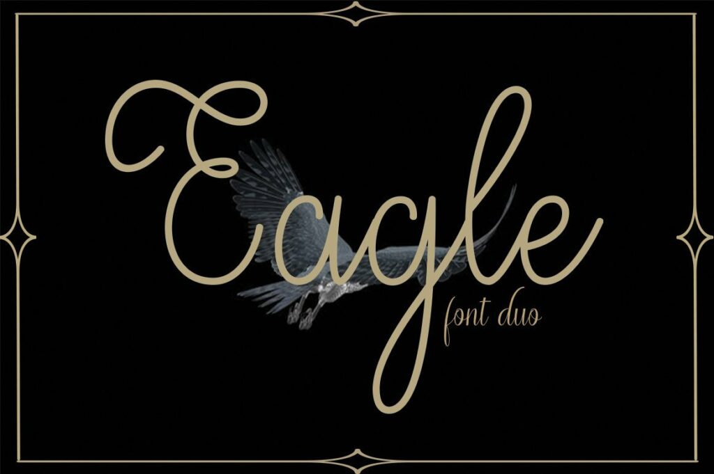 Eagle Font Duo Poster 4