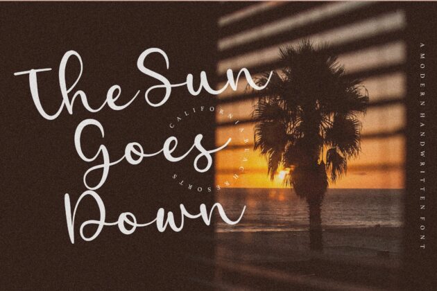 Eastern Hillside Modern Handwritten Font Poster 3