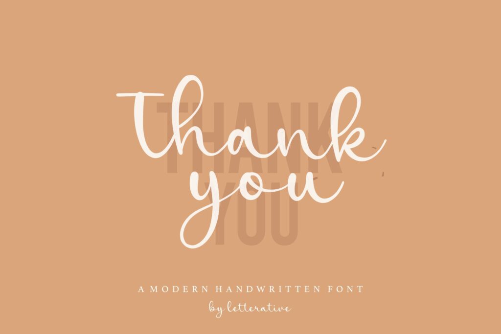 Eastern Hillside Modern Handwritten Font Poster 4
