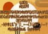 Easy Messy Font Poster 1