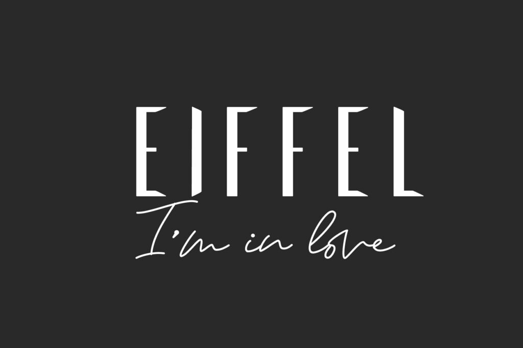 EIFFEL IN LOVE (FONT TRIO) Poster 4