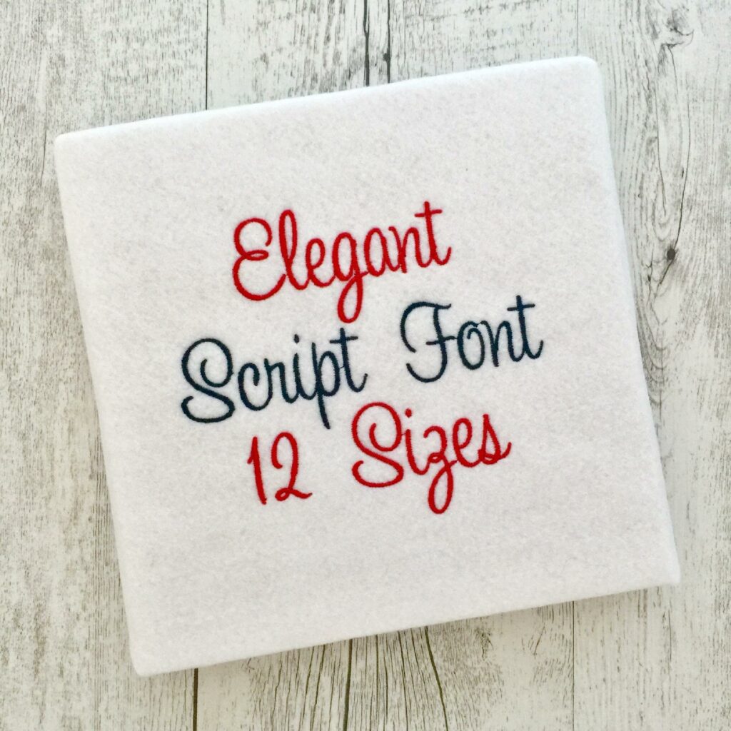 Elegant Embroidery Fonts Machine PES Monogram BX Designs - Elegant Machine Embroidery Fonts - 12 Sizes - BX Format Included Poster 2