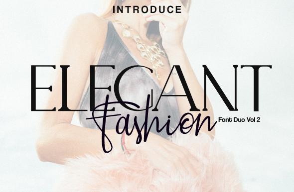 Elegant Fashion Duo Font Poster 2