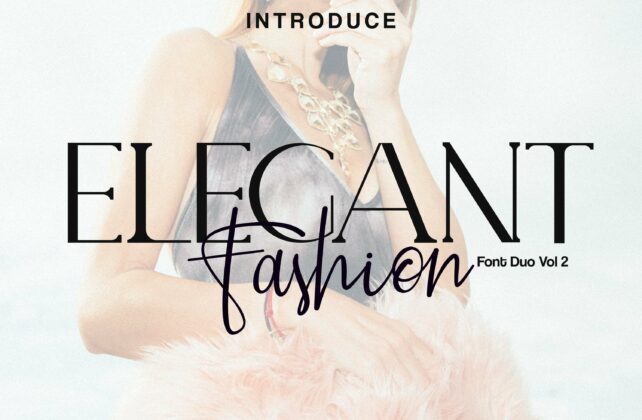 Elegant Fashion Duo Font Poster 8