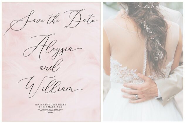 Elise Dafisa - Elegant Script Font Poster 4