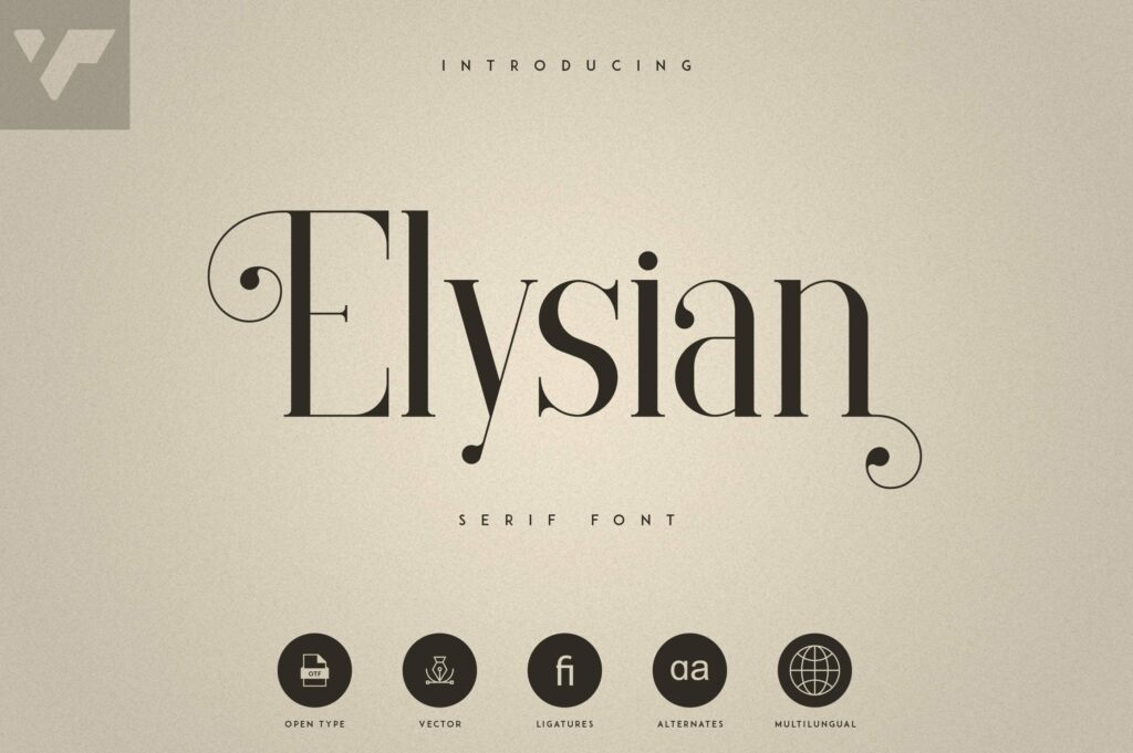 Elysian Script Poster 4