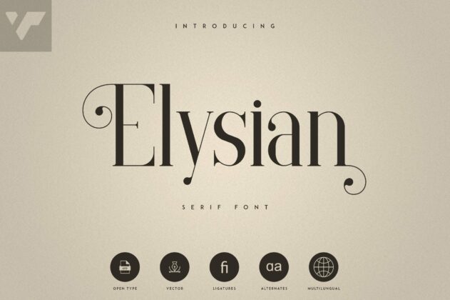Elysian Script Poster 4