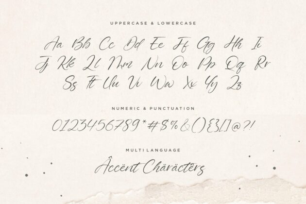 Energetica Modern Handwritten Font Poster 5