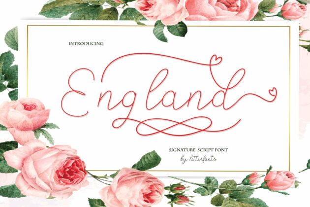England Script Poster 8