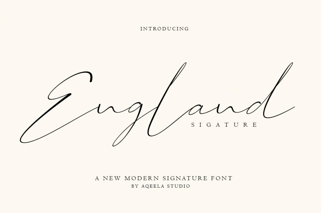 England Signature Poster 3