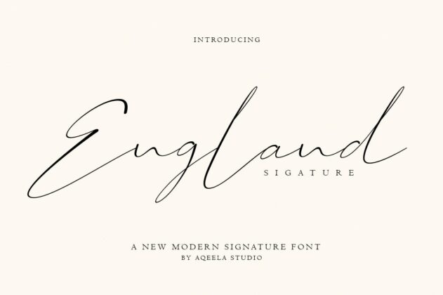 England Signature Poster 3