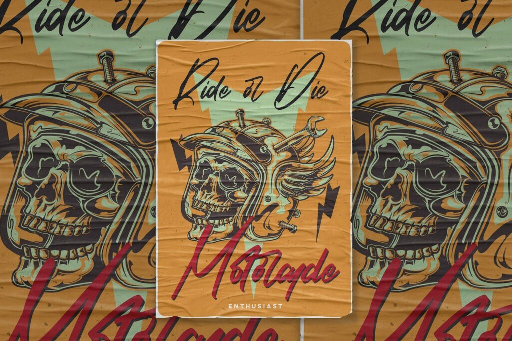 Falcon Harfing - Bold Script Font Poster 5