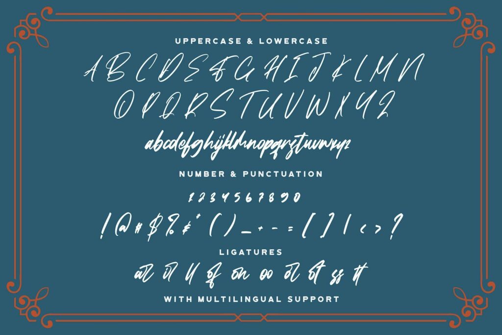 Falcon Harfing - Bold Script Font Poster 9