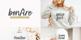 Fall Font Bundle - 8 Fonts for Crafters Poster 1