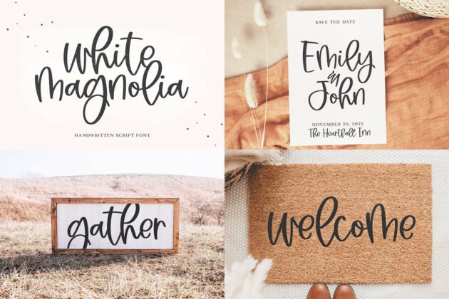 Fall Font Bundle - 8 Fonts for Crafters Poster 6