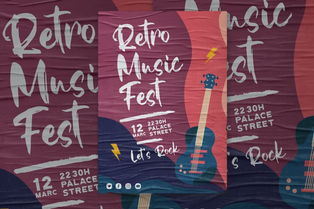 Famous Brush - Textured Brush Font Poster 9