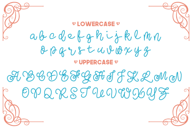 Fancy Finesse Lettering Poster 1