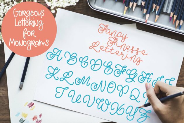 Fancy Finesse Lettering Poster 2