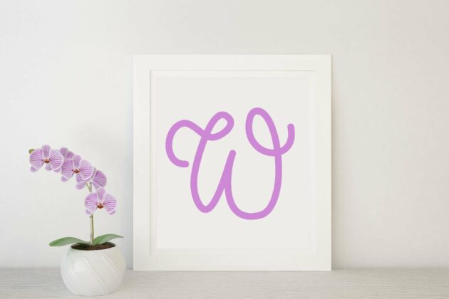 Fancy Finesse Lettering Poster 3
