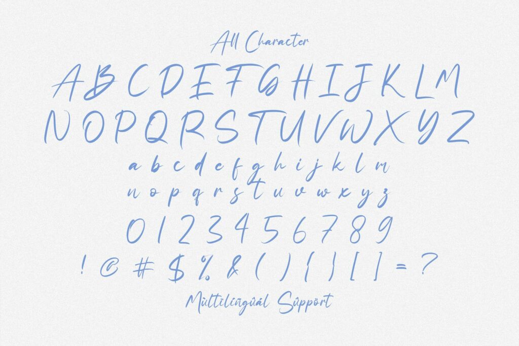 Fany Alleya - Handwritten Font Poster 1