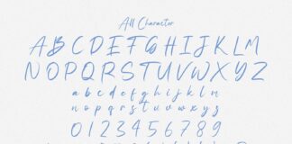 Fany Alleya - Handwritten Font Poster 1