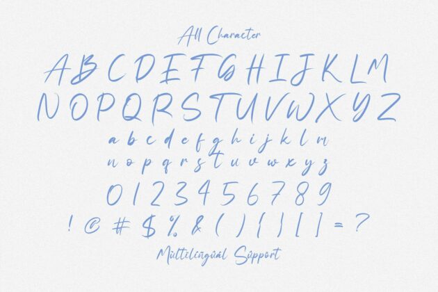 Fany Alleya - Handwritten Font Poster 1