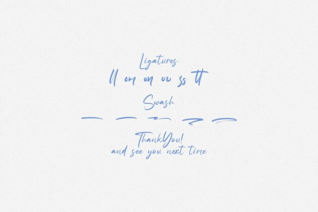 Fany Alleya - Handwritten Font Poster 3