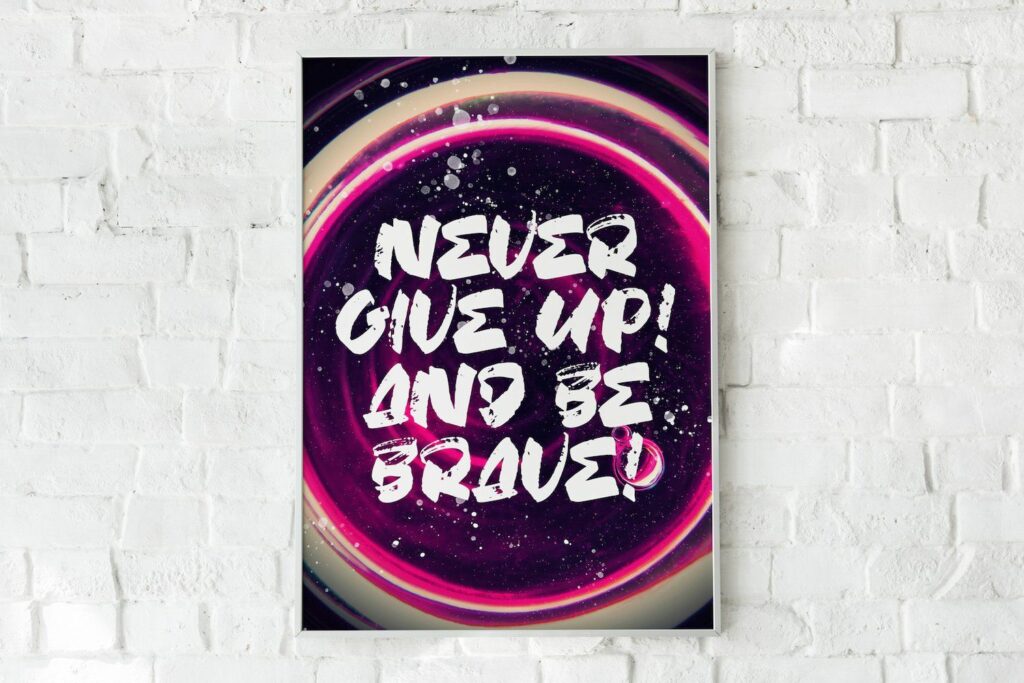 Fany Brush - Textured Brush Font Poster 4