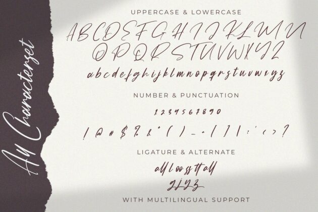 Fany Harlley - Handwritten Font Poster 9