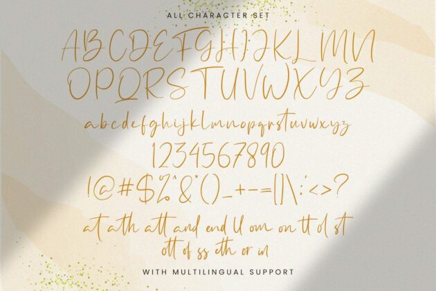 Fathony Script - Handwritten Font Poster 6