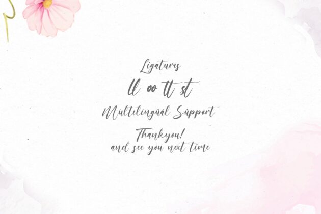 Fattemah - Handwritten Font Poster 5