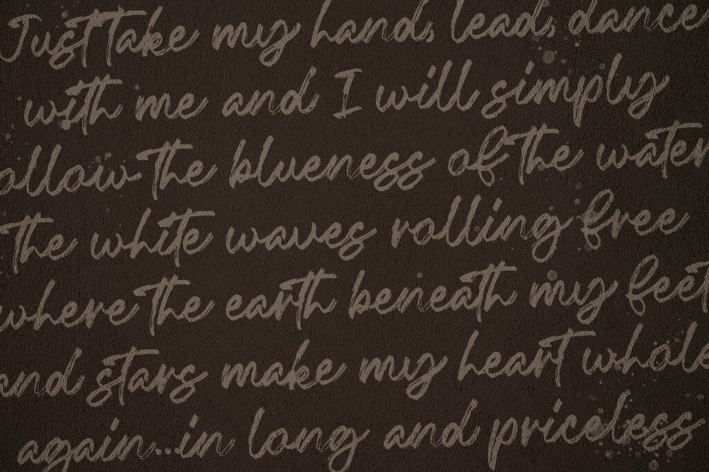 Fentry - Textured Brush Font Poster 3