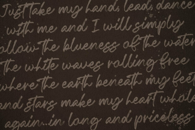Fentry - Textured Brush Font Poster 3